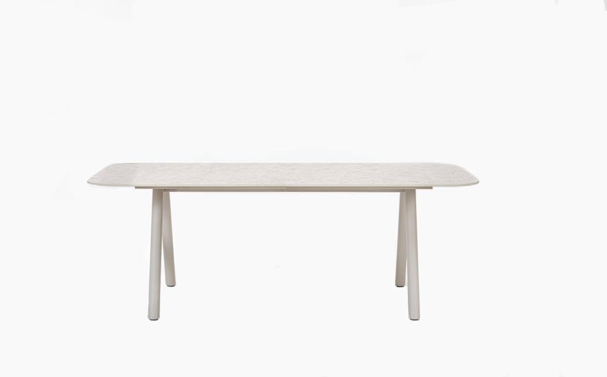VINCENT SHEPPARD-KODO Table repas 210X100cm col.DUNE WHITE
