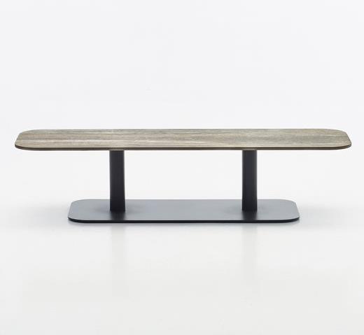 VINCENT SHEPPARD-KODO Table basse rectangulaire 129X45cm col.PORTLAND