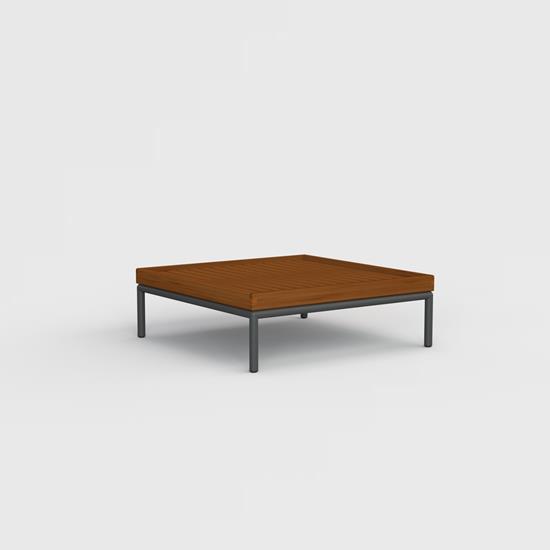 HOUE - LEVEL Table basse carr&#233;e 81X81cm BAMBOU