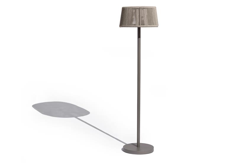 LES JARDINS Aix-en-Provence - ROPE&amp;STRIP Lampadaire solaire et rechargeable - R&#233;glable en deux Ht.120/175cm &#216;47.5cm