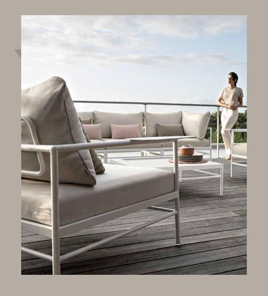 VLAEMYNCK RIVAGE Ensemble modulable 3 places (X2 fauteuils d&#39;angles + X1 chauffeuse)