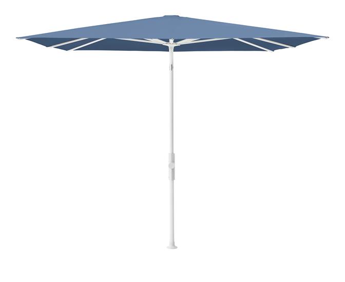 GLATZ-TWIST Parasol inclinable 240x240 - Tissu cat.4 - Structure blanche
