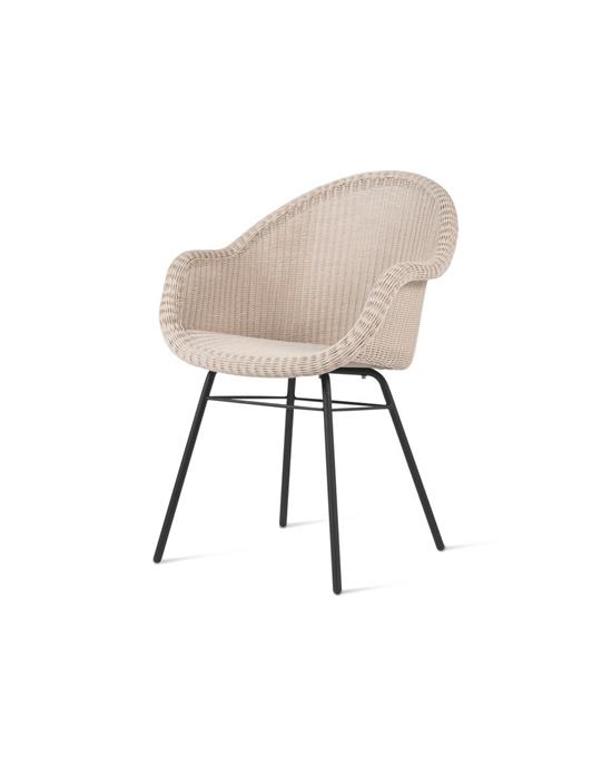 VINCENT SHEPPARD EDGARD Fauteuil repas pieds ACIER