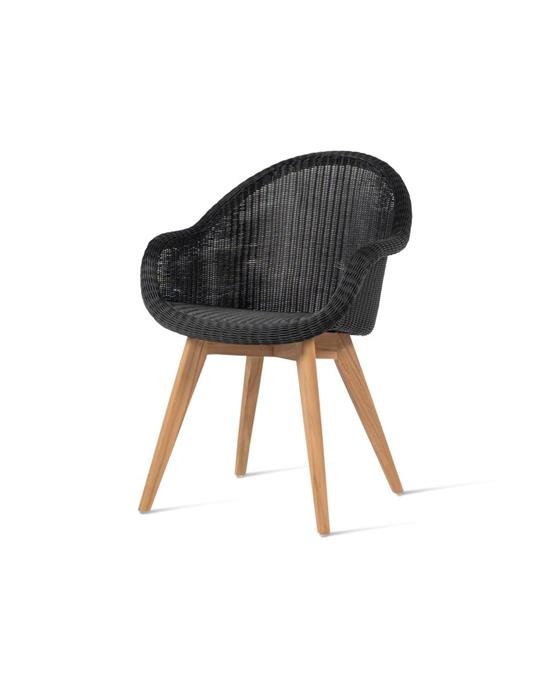 VINCENT SHEPPARD EDGARD Fauteuil repas pieds TECK