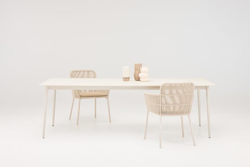 VINCENT SHEPPARD MAX Table repas 240X100cm col.DUNE WHITE&amp;PORTLAND