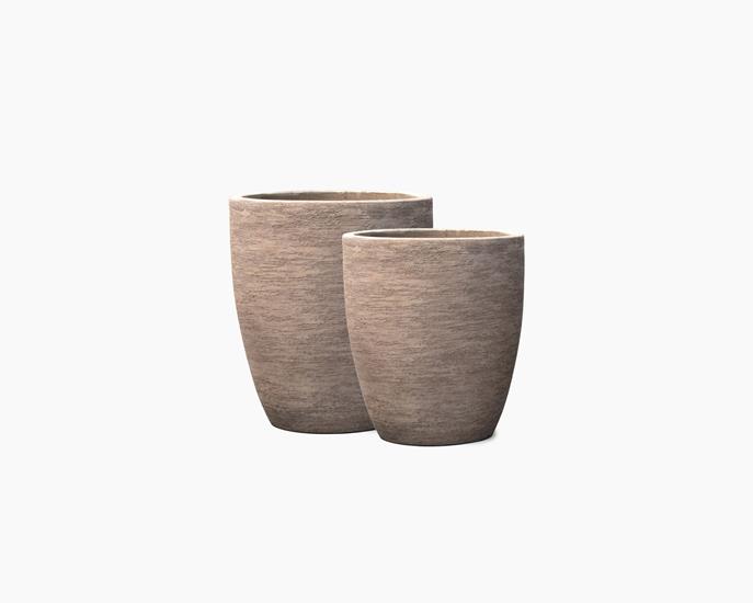 VINCENT SHEPPARD SAYA OVAL Lot de 2 Pots de Fleurs